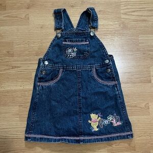 Like New Trademarked Disney Winnie The Pooh Toddler Overall Dress